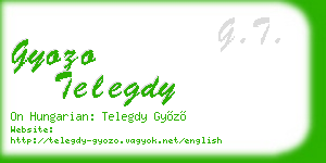 gyozo telegdy business card