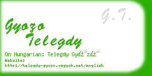 gyozo telegdy business card